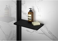 Hüppe Select+ Doucheplanchet zwart mat SL2101123