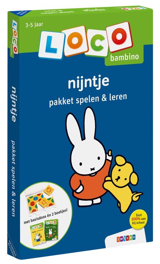 Uitgeverij Zwijsen Loco Bambino - nijntje pakket spelen & leren 3-5 jaar