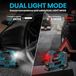 Compresseur électrique sans fil - Pompe à pneus portable - Affichage numérique LED - Gonflage rapide - Convient pour voiture, moto, vélo - Pompe d'urgence - Rechargeable, 1 batterie incluse