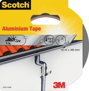 Scotch reparatieplakband aluminium ft 48 mm x 15 m blisterverpakking