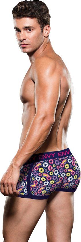Envy Boxershorts L/XL - Unicorn & Donuts Trunk - Multicolours