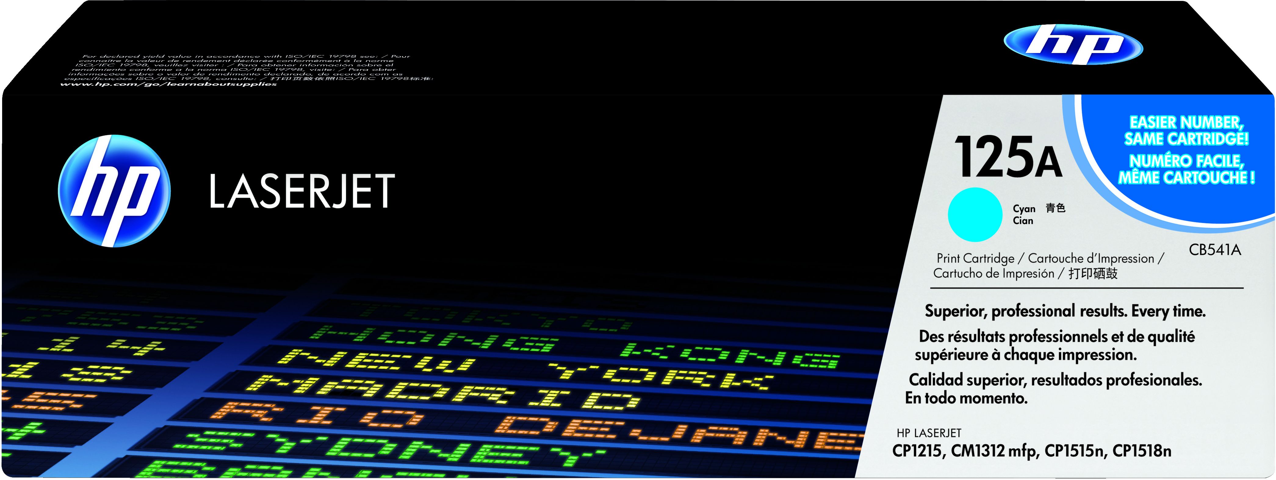 HP 125A Original Cyan Toner Cartridge