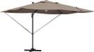 vidaXL Parasol 351 x 250 x 253 cm Polyester et Aluminium Taupe