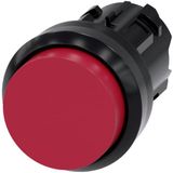 Siemens 3SU10000BB200AA0 Druktoets Kunststof frontring, Rond Knop Zwart, Rood