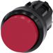 Siemens 3SU10000BB200AA0 Druktoets Kunststof frontring, Rond Knop Zwart, Rood