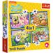 Trefl 34674 SpongeBob onderwaterleven 4-in-1 Puzzle 70 pièce(s) Bandes dessinées