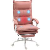 Vinsetto Massagebureaustoel - Roze