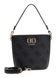 GUESS Karnilla Logo Bucket Coal Logo Schoudertas Dames