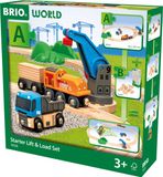 BRIO World 36028 Set pour débutants levage et chargement | Ensemble de trains jouets pour enfants dès 3 ans