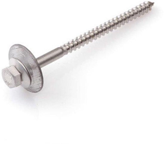 Hoenderdaal Fasteners Dak & Gevel Golfplaatbout RVS 7 x 130mm (100 stuks)