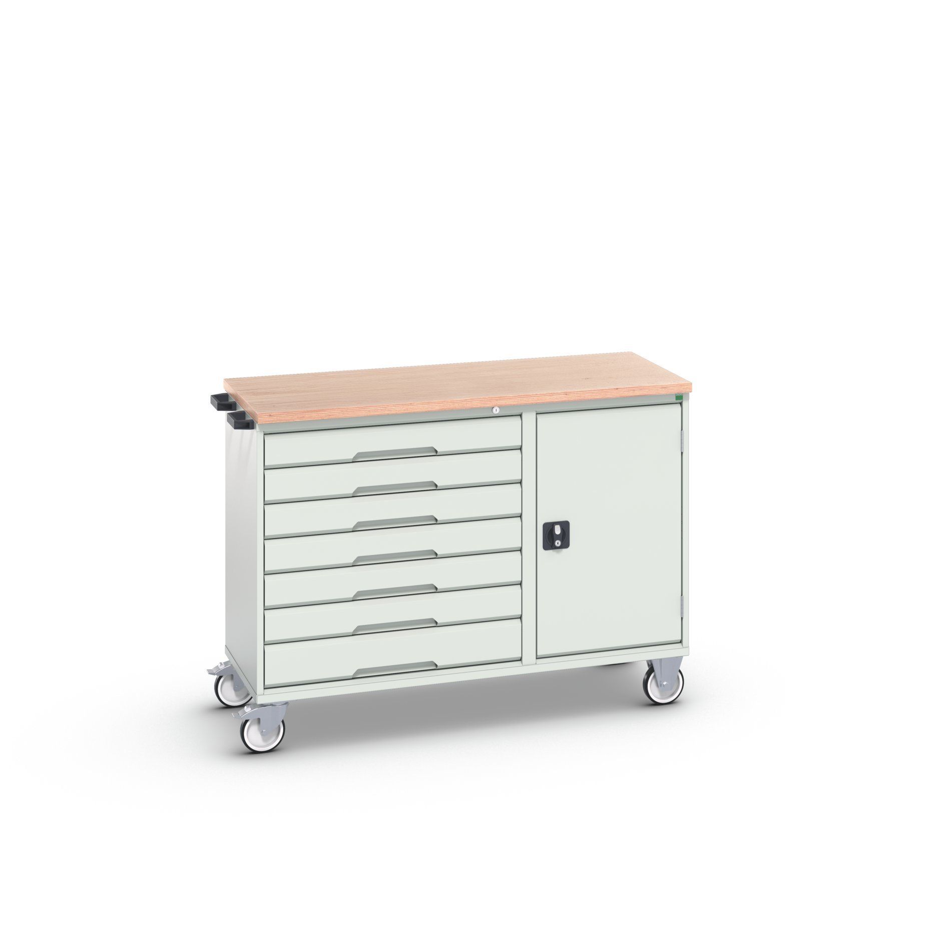 Bott Verso Montagewagen | 7 Lades | 1 Deur | Multiplex Blad | RAL 7035