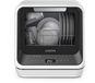 Klarstein Amazonia Mini Vaatwasser - Compact Aanrechtblad, 7 Programma's, 5L Tank of Directe Aansluiting, Energie-efficiëntieklasse D, Stil 58dB, Zwart