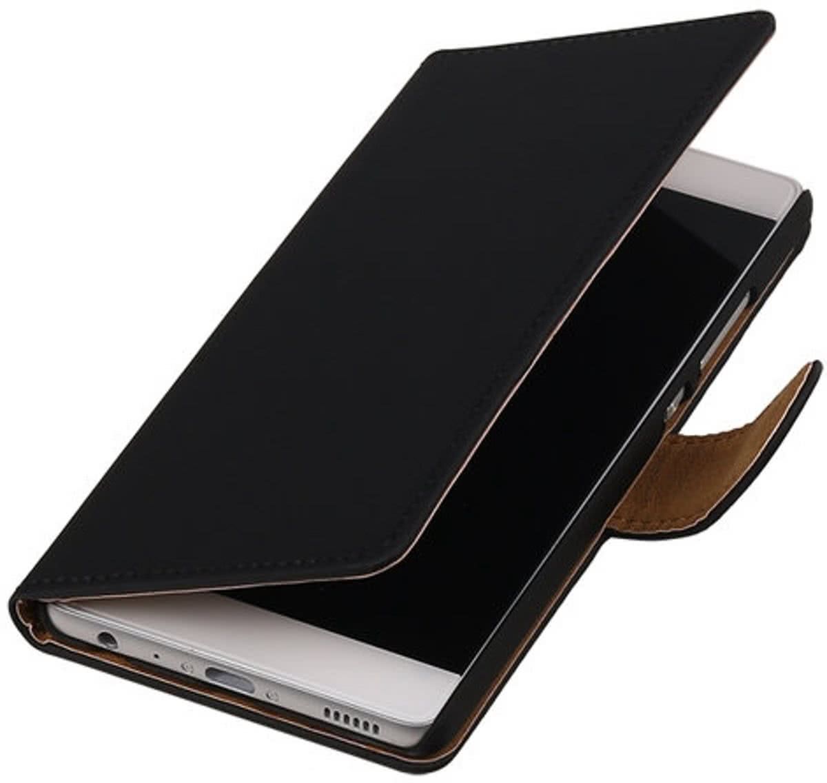 Best Cases Zwart Effen booktype wallet cover hoesje voor LG X Style - 8718883804555