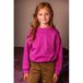 LOOXS little boxy cropped sweater met backprint - paars