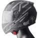 GMS Casque intégral Hexago Graphic gris mat S