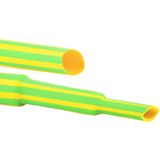 Hongshang ART002436 Gaine thermorétractable sans colle jaune, vert 2.40 mm 0.80 mm Taux de retreint:3:1 Marchandise vendue au mètre