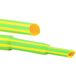 Hongshang ART002436 Gaine thermorétractable sans colle jaune, vert 2.40 mm 0.80 mm Taux de retreint:3:1 Marchandise vendue au mètre