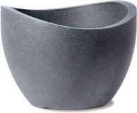 Scheurich Wave Globe D30cm H22cm donkergrijs/kunststof