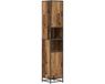 vidaXL Meuble de salle de bain Bois vieilli 35 x 37,5 x 188,5 cm