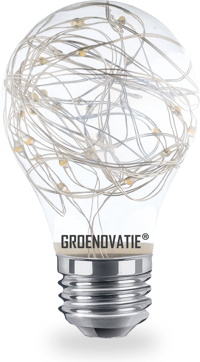 Groenovatie LED Lamp Lichtslinger - E27 Fitting - 3W - Extra Warm Wit