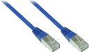 Patchkabel Cat. 5e, F/UTP, 5 meter, blauw, afgeschermd, PVC