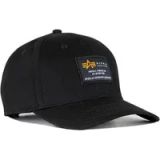 Alpha Industries Crew Cap Baseball voor Mannen Black