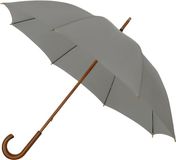 Impliva ECO - Stormparaplu - Windproof - Glasvezel Frame - Polyester - Ø 102 cm - Grijs