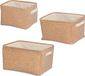 Furniteam Trendy Kurk Opbergtassen Set van 3