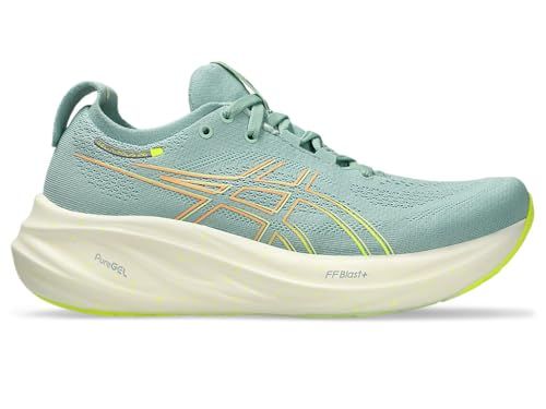 Asics Gel-Nimbus 26 - Damessneakers - 38 EU - Light Celadon Safety Yellow