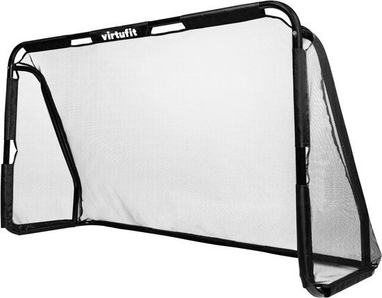 VirtuFit Voetbaldoel Pro - Voetbalgoal - 120 x 80 x 60 cm - Zwart - Senior