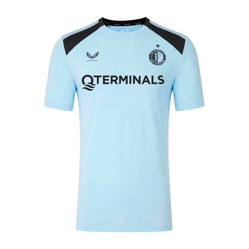 Castore junior Feyenoord voetbalshirt training - lichtblauw
