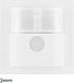Hager Movimiento RF Comfort Quicklink 1,1 m, Berker.Net, Para Series Berker S.1/B.3/B.7 van Hager, blanco polar, mat