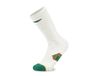 LI-NING Chaussettes de basket-ball mi-longues résistantes, confortables et respirantes blanc laite / vert sable XL