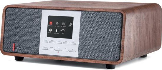 Pinell Supersound 501 - DAB+ Internetradio - Walnoot Hout