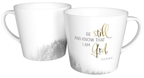 Tasse "Be still and know" - Golddekor