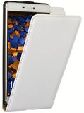 Mumbi PREMIUM Leather Flip Case voor Huawei P8 witte zak