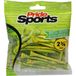 Golf Pride Tee Splatter 69 mm - verpakking van 45 stuks, groen/geel