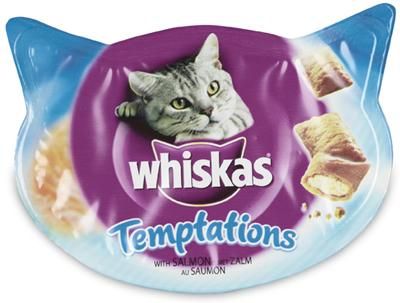 Whiskas Temptations Zalm 60 Gr