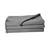 Polfirst Range - Fleece Deken - 150 x 220 cm - 100% Polyester - Staal