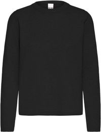 ICHI IHLULS O-NECK LS Dames Gebreide Truien Zwart XL