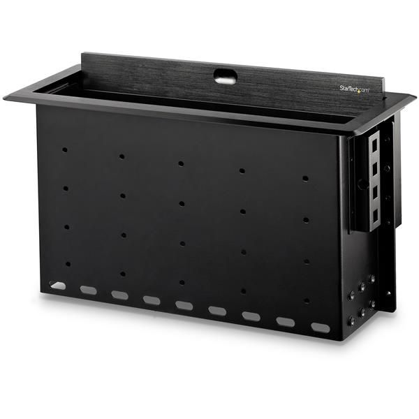 StarTech.com Dual-module vergadertafel connectiviteit box met kabelmanagement
