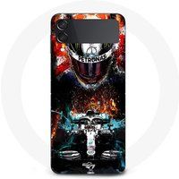Samsung Galaxy Z Flip4 hoesje lewis hamilton mercedes 44