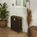Isabel Radiateur fonte - H 66 cm x L 27,1 cm x P 25,2 cm - 6 rangs de colonnes - Laiton naturel