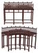 Solidchoice - 2 Pièces Modèle Miniature Extérieur - Décoration Architecturale pour Jardin
