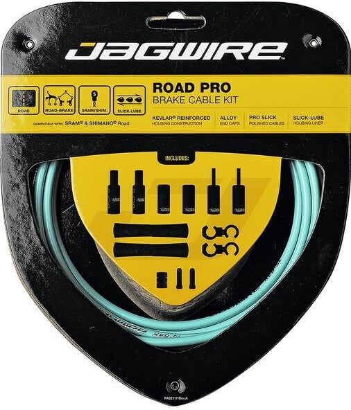 Jagwire Road Pro Brake Cable Kit, bianchi celeste