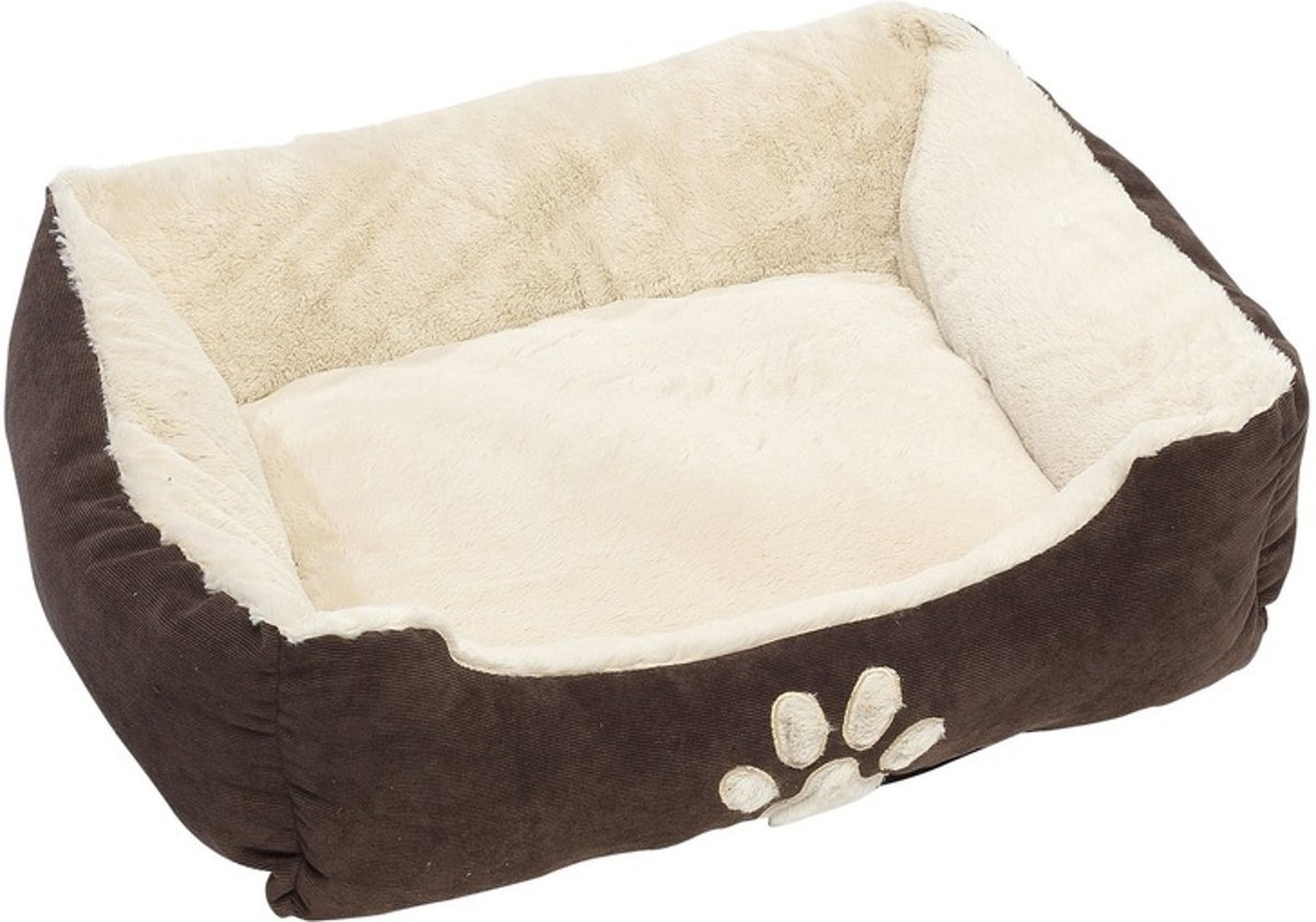 PETCOMFORT Bruine hondenmand/hondenkussen 60 cm