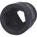 KS Tools 1" zeskantige krachtdop, kort, 40mm