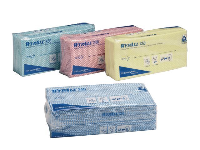 Wypall X50 - Werkdoekjes - Rood