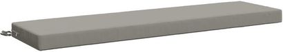 vidaXL Bankkussen SOEST 100% Polyester Grijs 140 x 40 x 8 cm