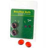 TALOKA Diverty Sex Taloka Brazilian Balls Intimate Gel Strawberry & Chocolate 2uds